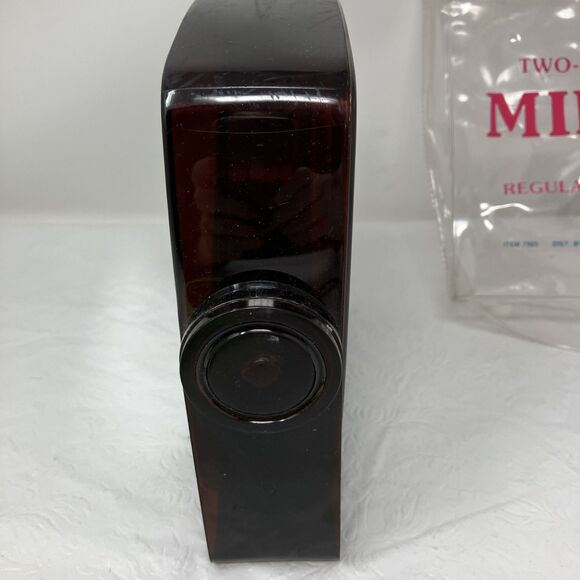 Vintage Magnifying Mirror Two Sided Vanity Plastic Tortoise Shell Hong Kong - Picture 9 of 16